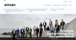 Desktop Screenshot of emcon.dk