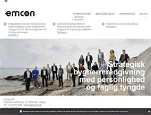Tablet Screenshot of emcon.dk
